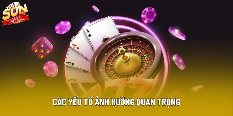 Các yếu tố ảnh hưởng quan trọng Các yếu tố ảnh hưởng quan trọng